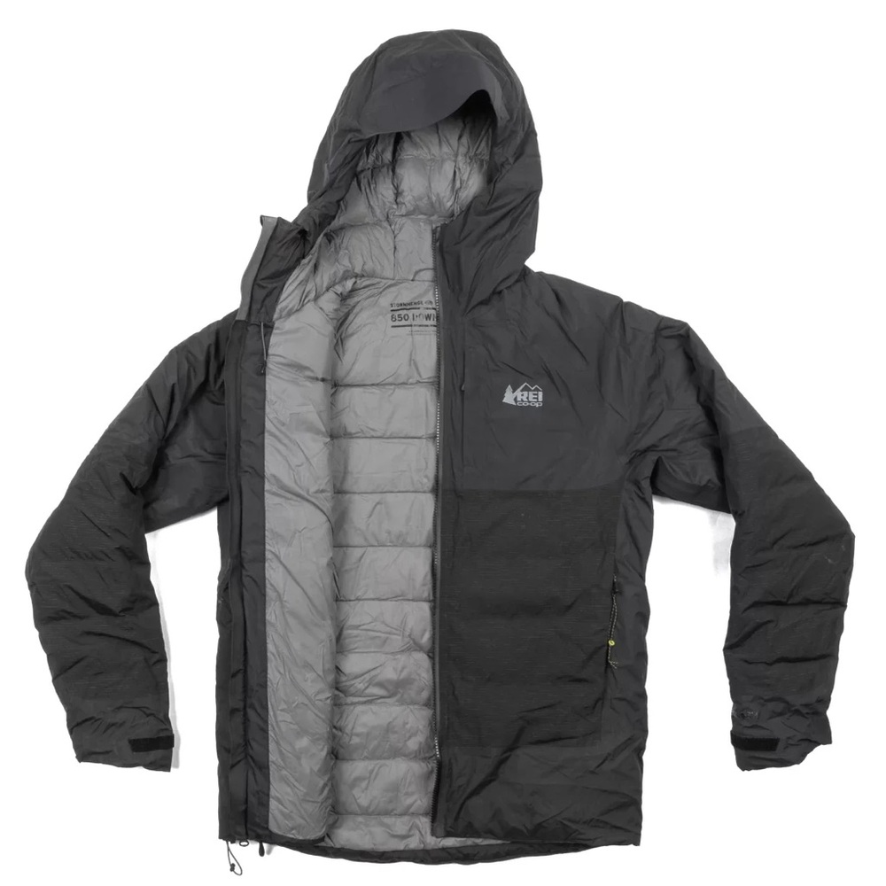 Men's Black Insulated Hooded Puffer Jacket